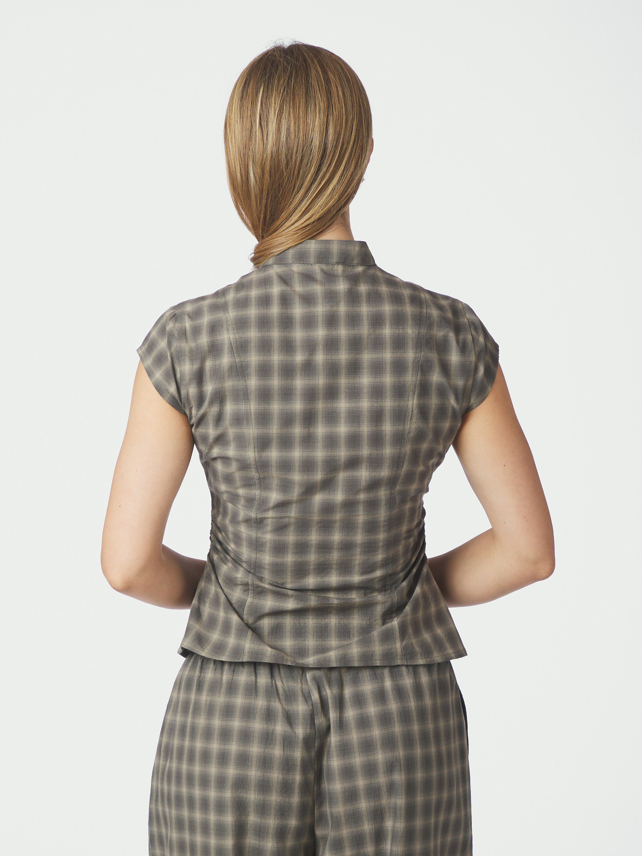 Pascale Checked Blouse