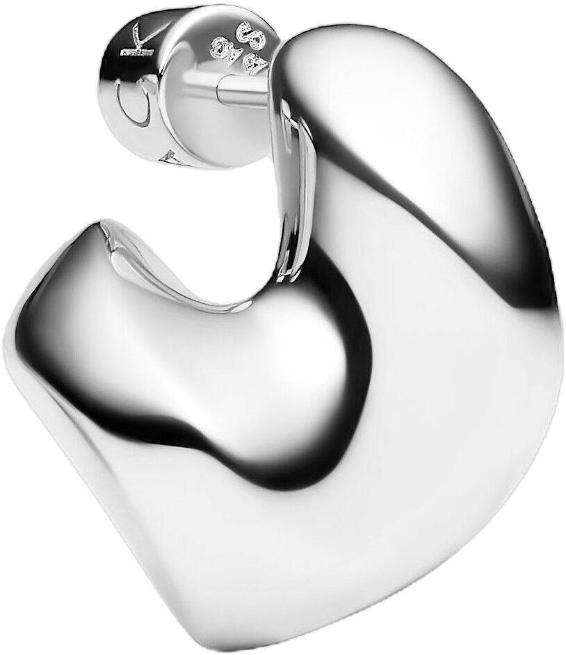 Saddle Earring Small Silver