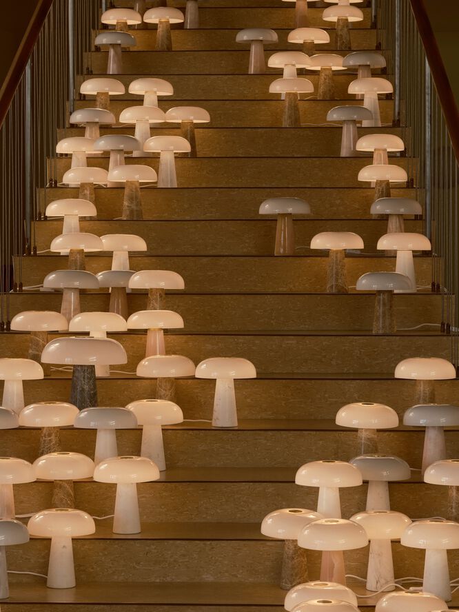 GLOSSY MINI TABLE E14 G45 BEIGE