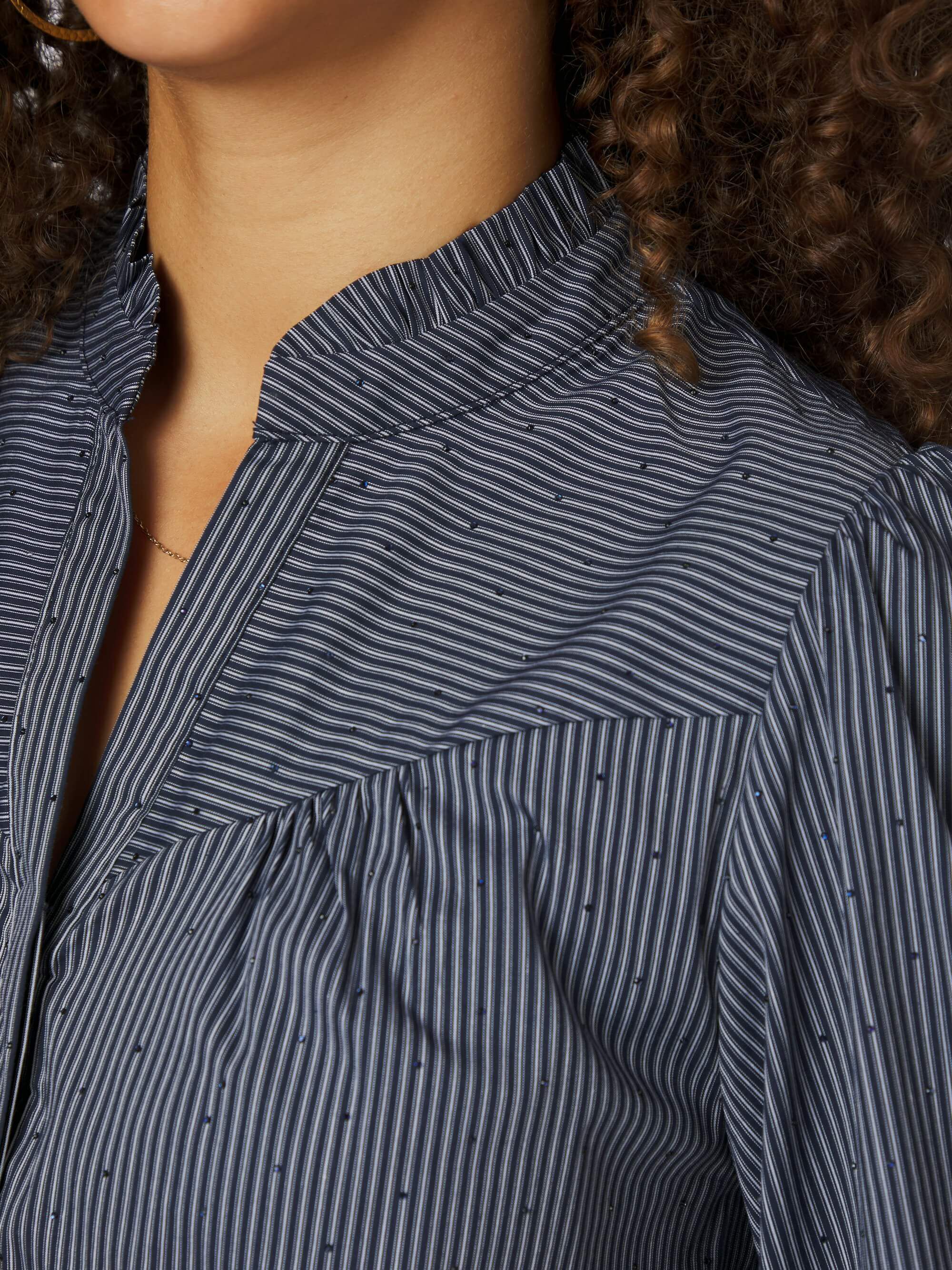 Astrida Stripe Stone Blouse