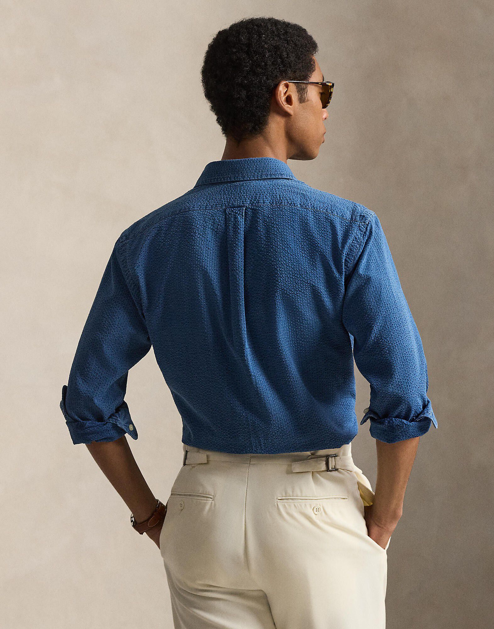 Custom Fit Seersucker Shirt