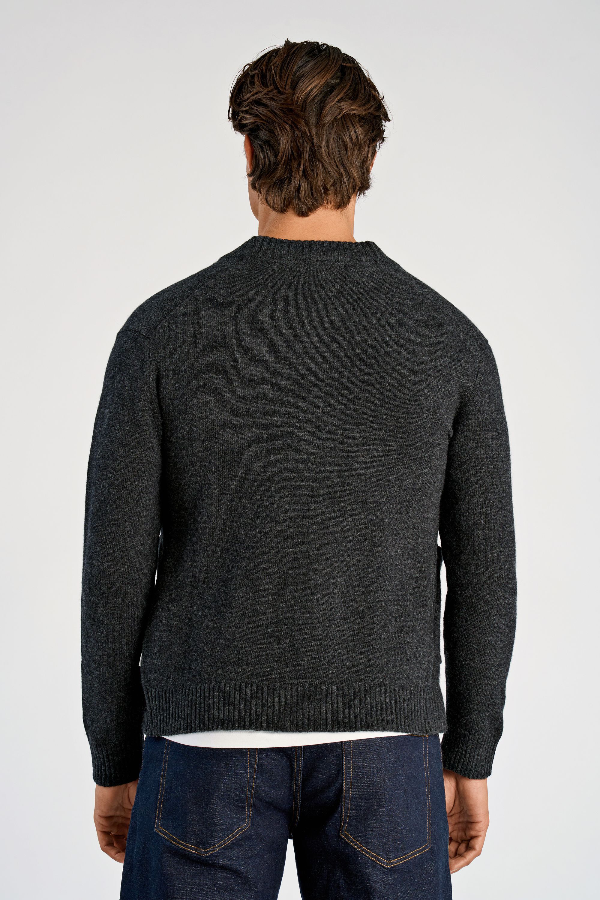 Lambswool button cardigan