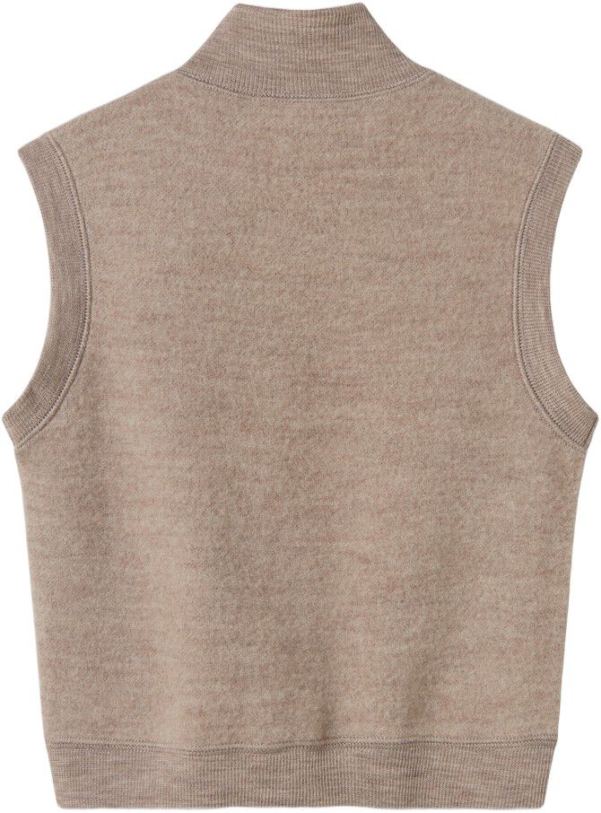 NMFWMINO WOOL BRUSHED VEST