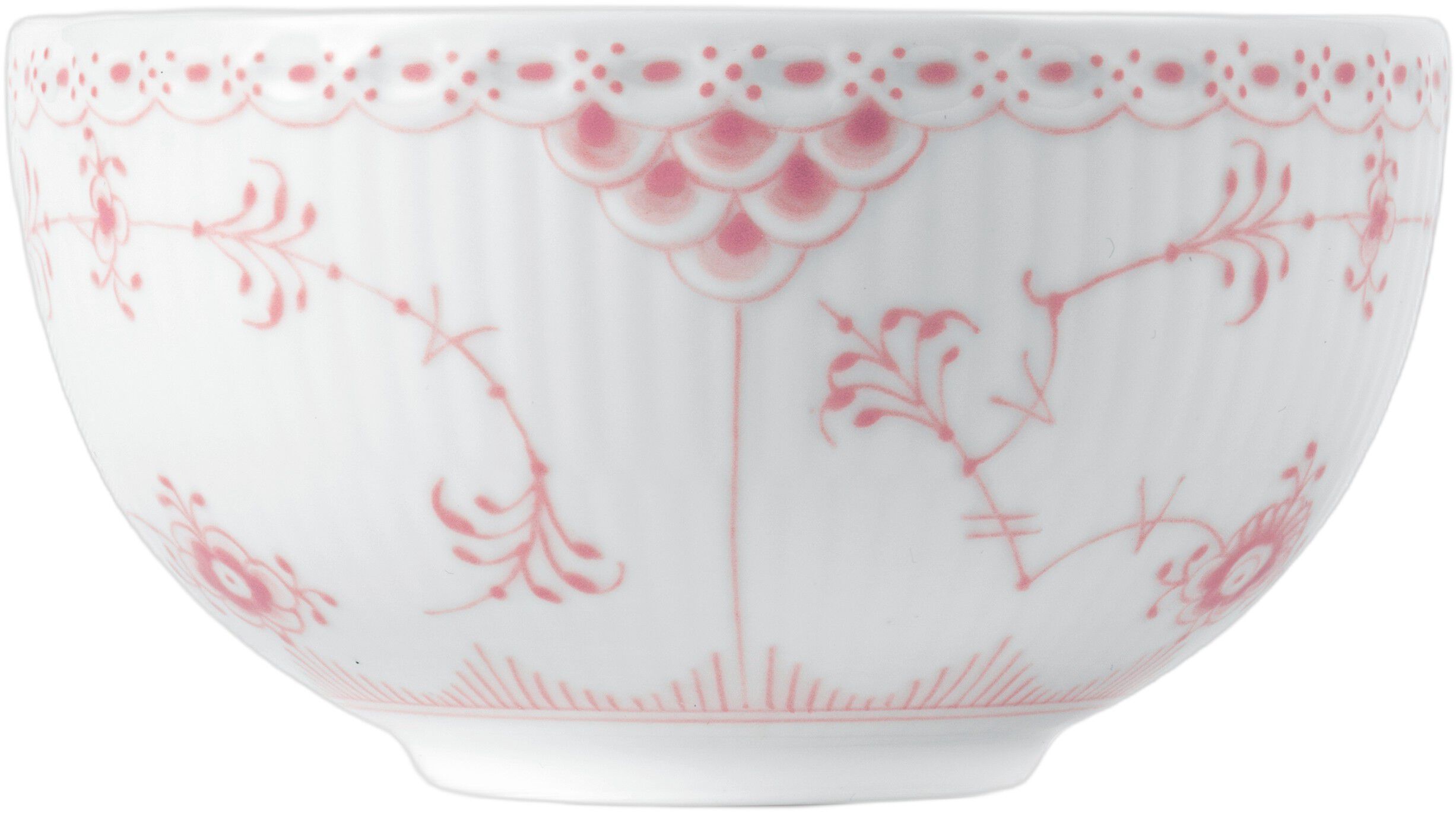 Koral Musselmalet Halvblonde sk&aring;l, 35 cl