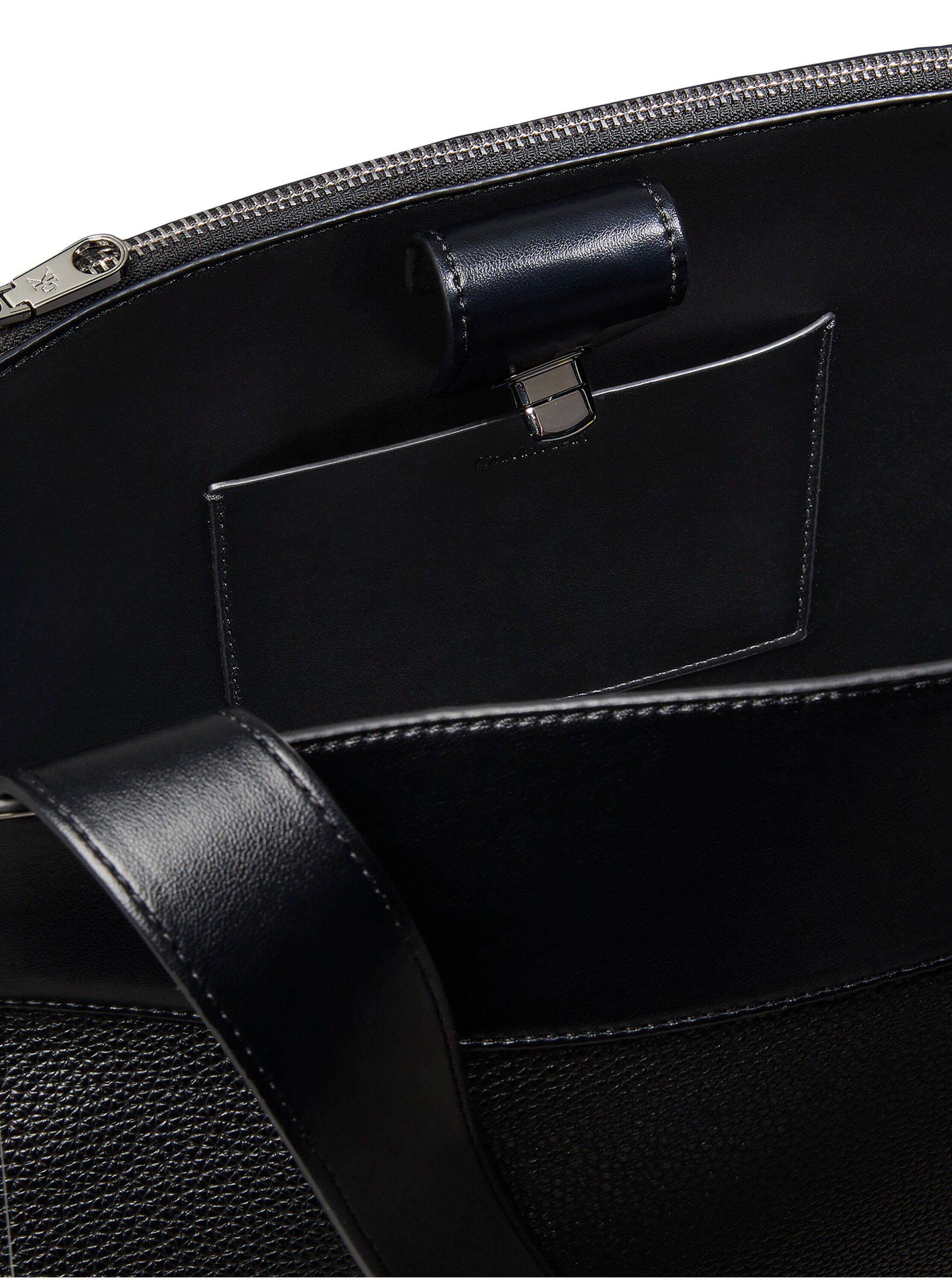 Signature Turn-Lock Tote Bag