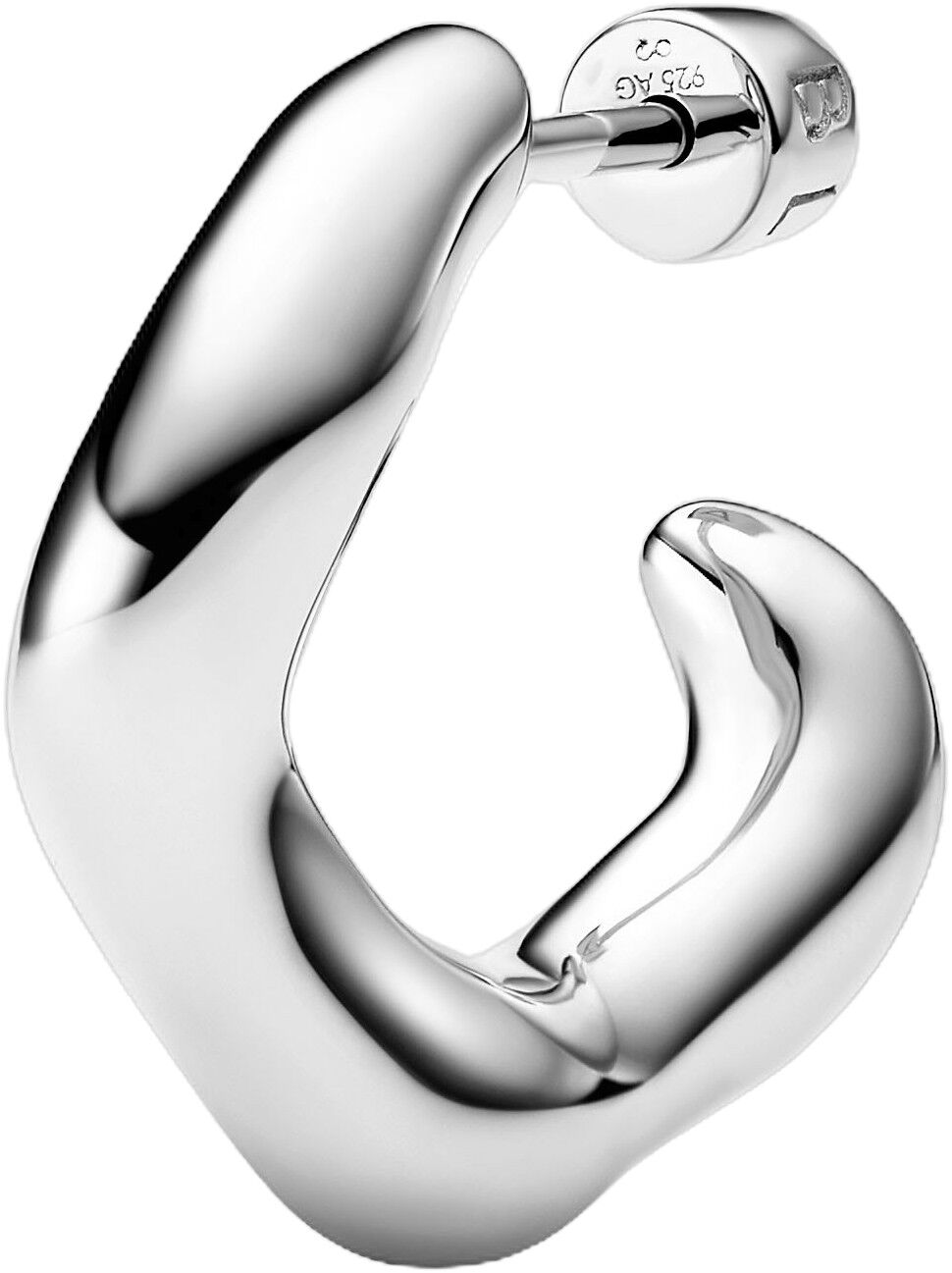 Anil Hoop Small Silver