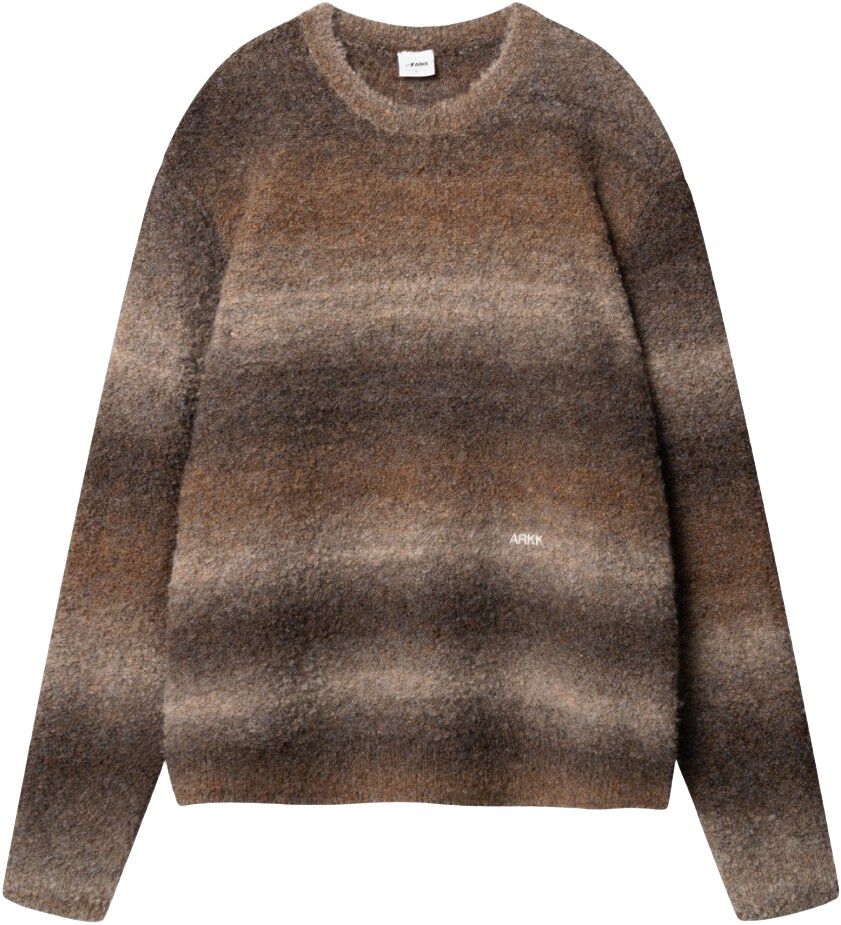 Knit Crew Navy Brown