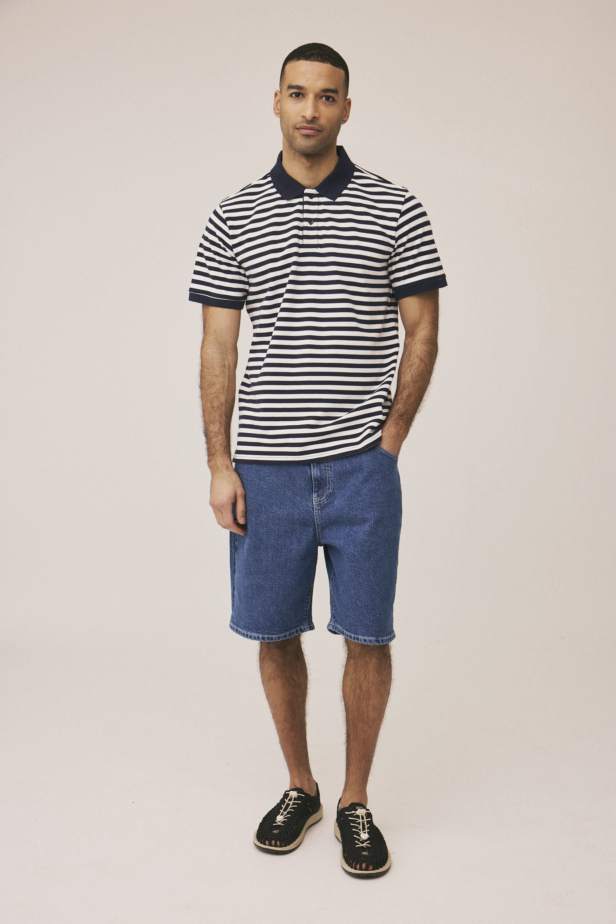 Maddox 3 stripe polo GOTS