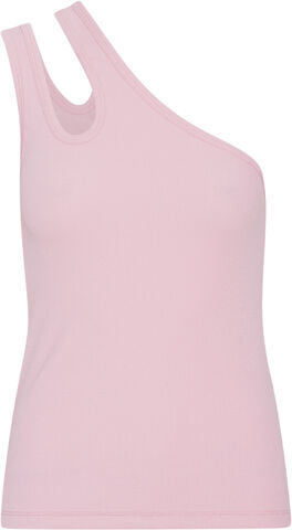 Ribbed Jersey One-Shoulder Top