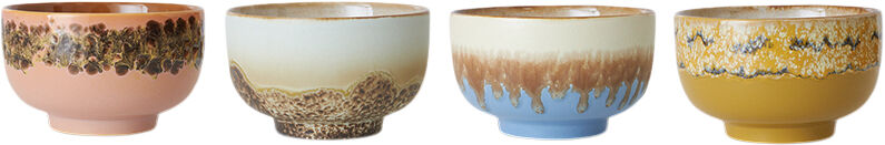 70s ceramics noodle bowls seabreeze set of 4