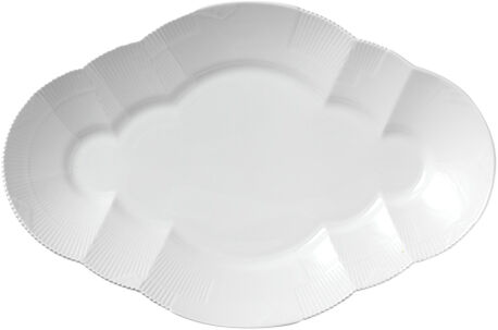 Hvid elements 38,5 cm. fad