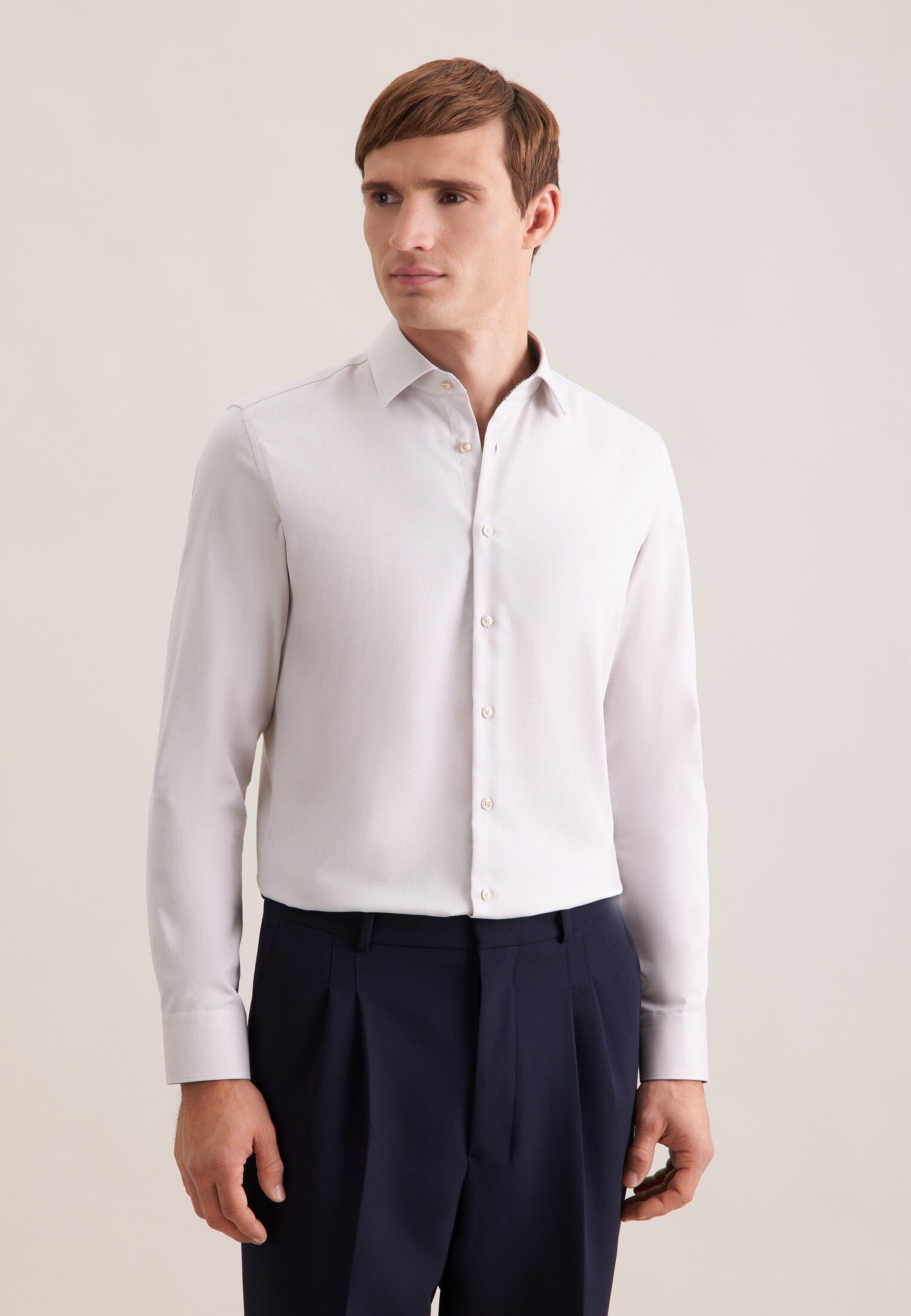 Business shirt Slim 1/1 Kent-Collar Structure