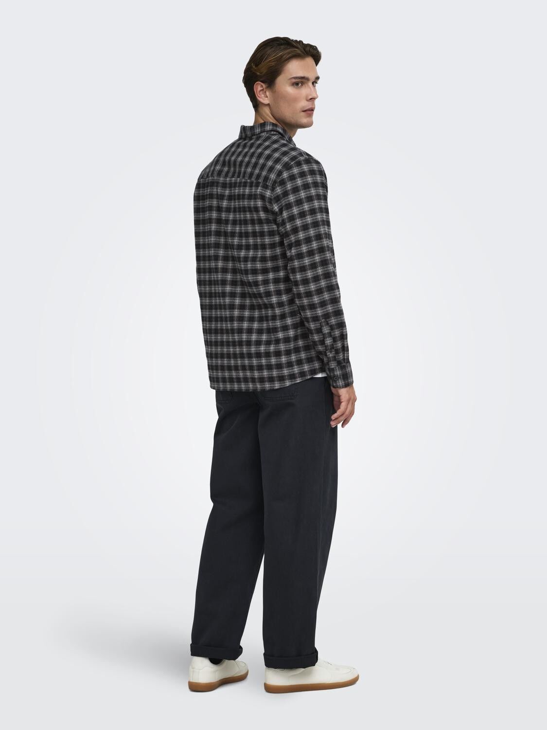 Onsodense Check Brush Ls Shirt Reg Noos