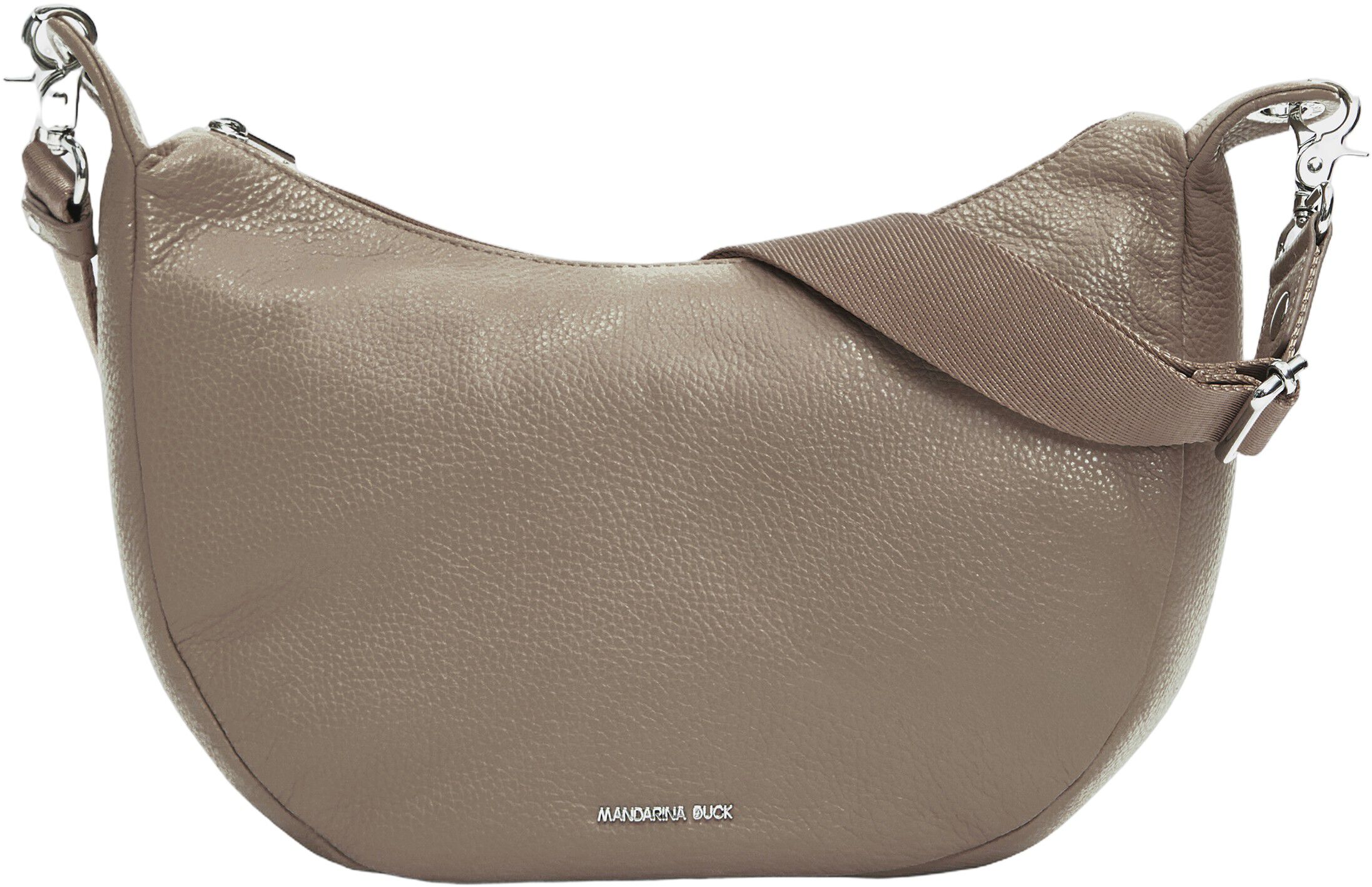 MELLOW LEATHER HOBO / WARM TAUPE