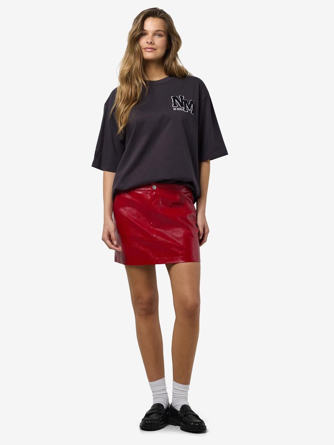 NMKANE NW VINYL SHORT SKIRT
