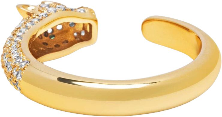 Women's Panther Wrap Ring in Gold