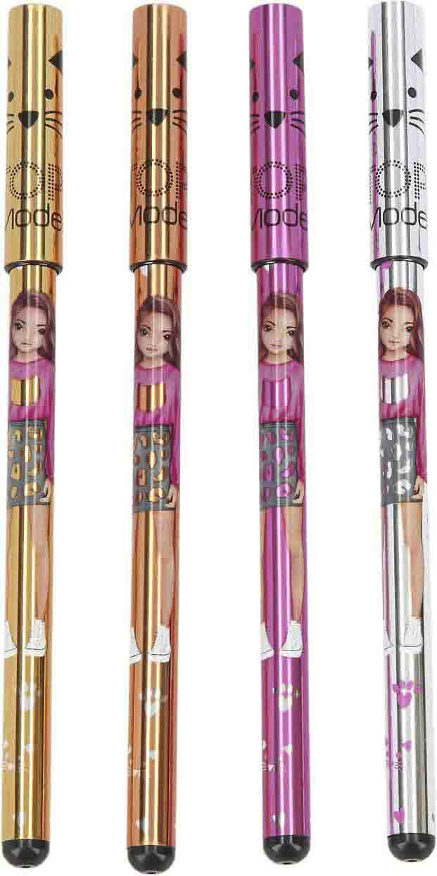 TopModel Glitter Gelpens&aelig;t, Metallic