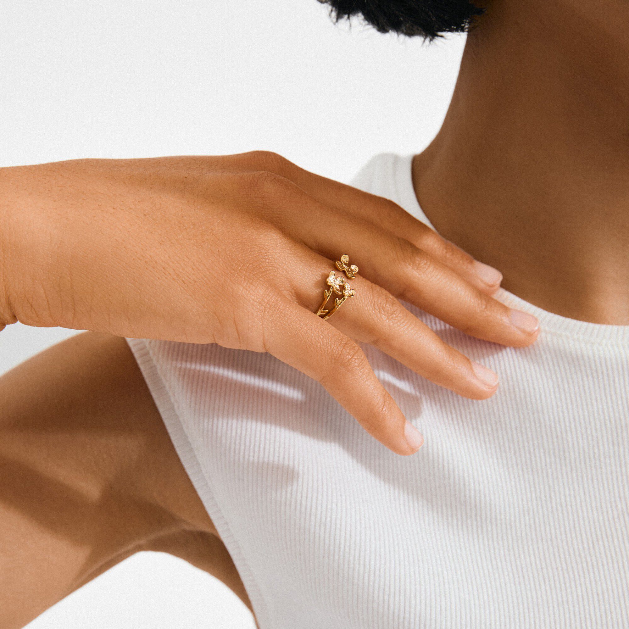 AJANI ring gold-plated