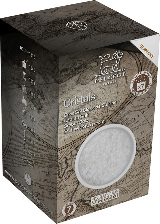 Grovt hvit kvernesalt 350 gram - 7 poser à 50 gram