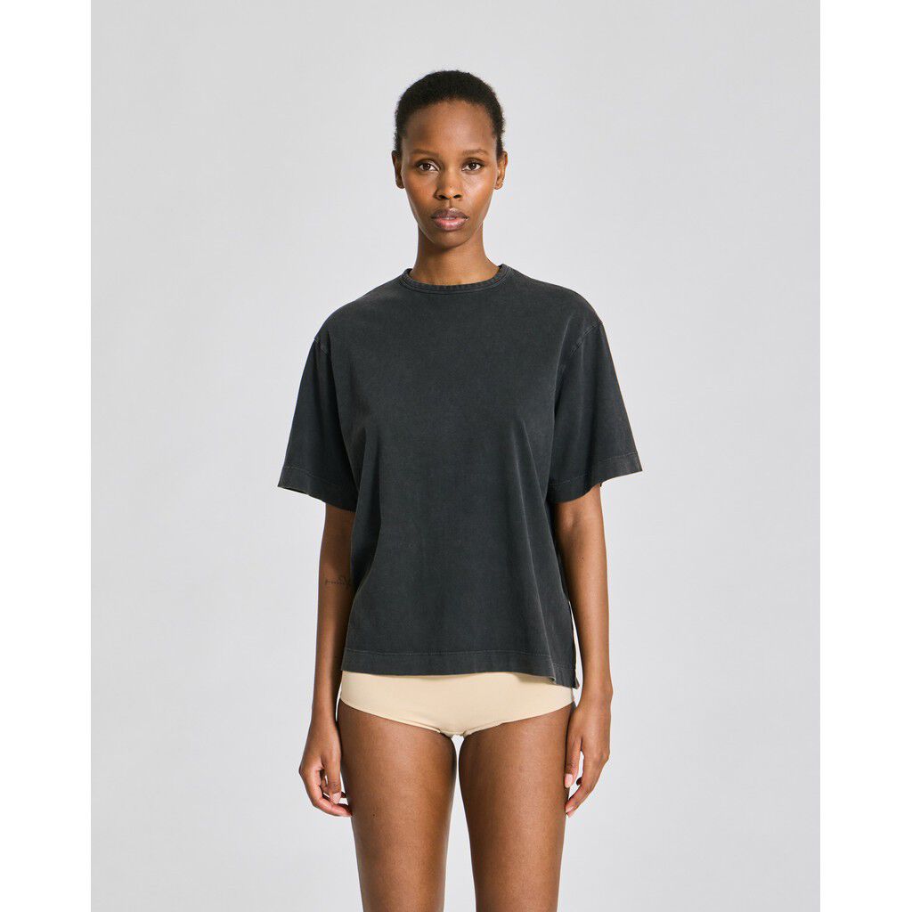 Sally S/S Cotton Top Single Jersey Vintage Look