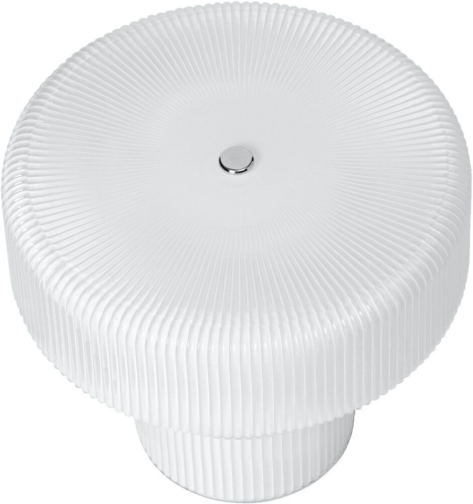 Ripple Portable Lamp - H16. 5 - Whit