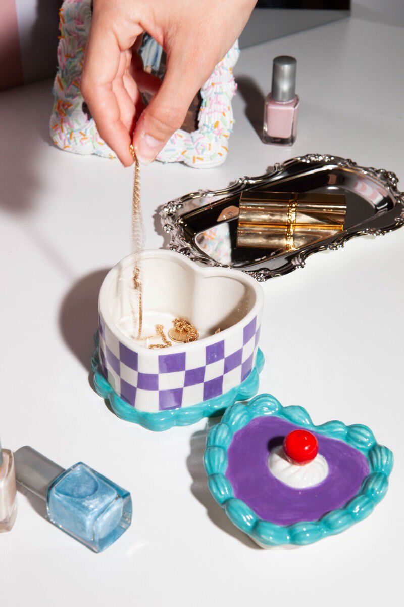 Opbevaringsd&aring;se - Sweetie - Heart Cake