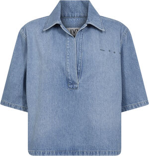 IVY-Opera Oversize Polo Shirt Wash Lille