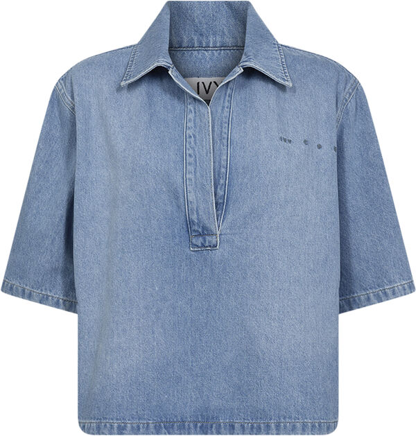 IVY-Opera Oversize Polo Shirt Wash Lille