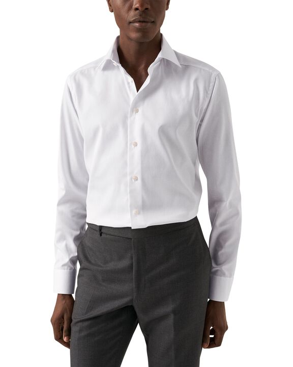 Slim Fit Light Blue Signature Twill Shirt