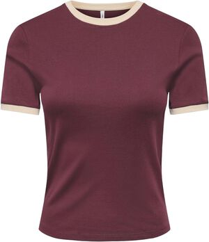 ONLBINA S/S SHORT TOP SOLID OS CS J