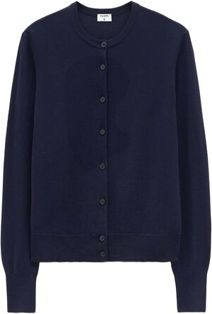 merino short cardigan