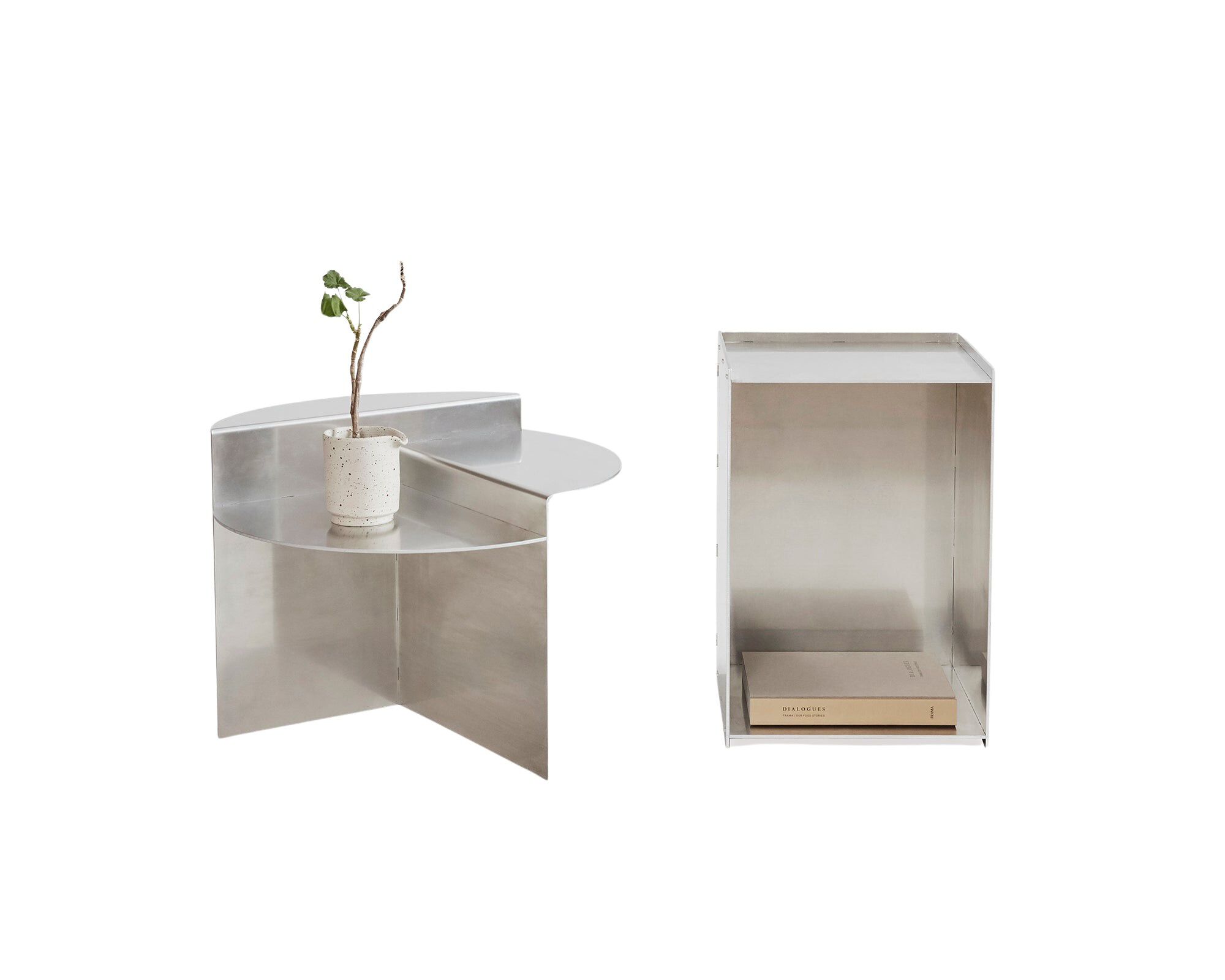 Rivet Box Table | Aluminum