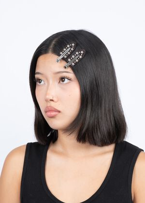 No Crease Flower Crystal Clips // 2