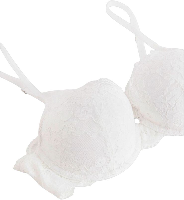 Lilja t-skjorte-BH med blonder