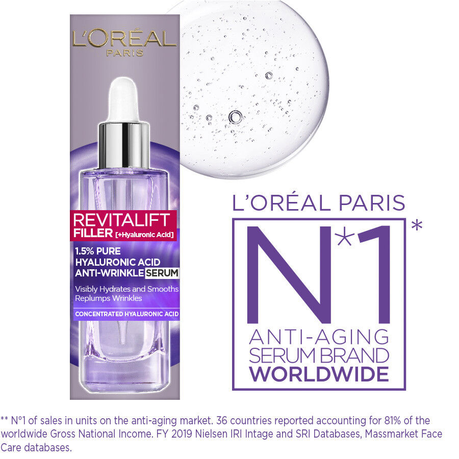 Revitalift Filler 2. 5% Hyaluronic Acid+Caffeine Eye Serum 20ml