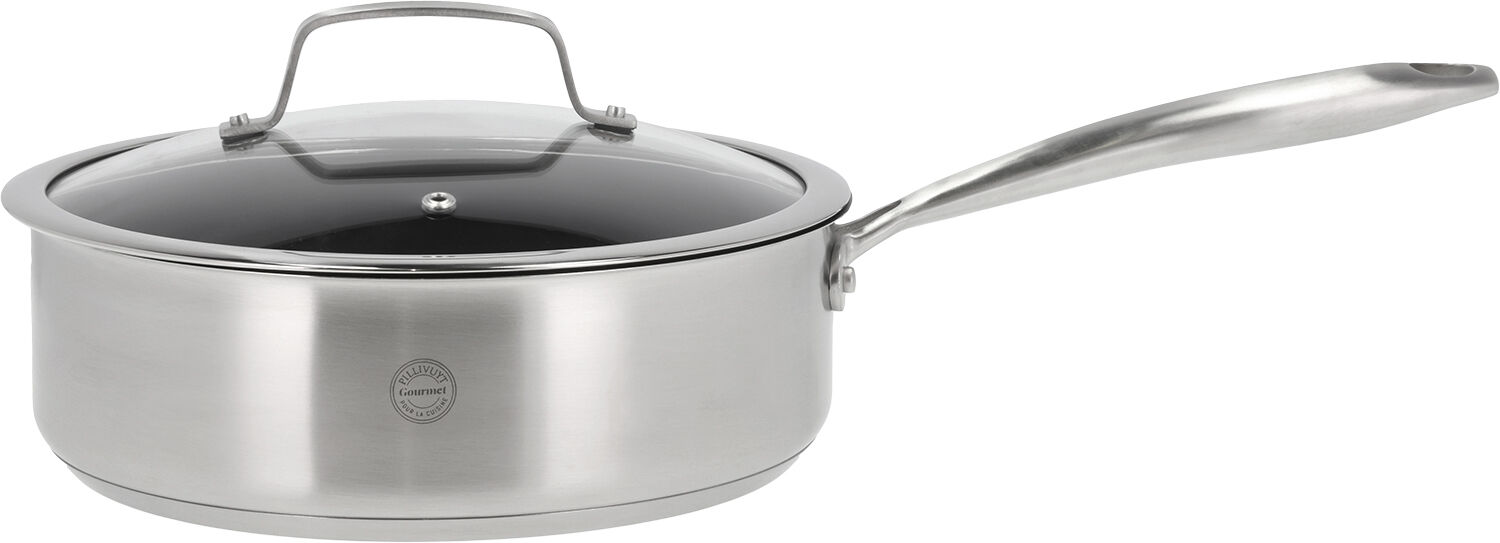 Saut&eacute;panne keramisk non-stick Roya 24 cm Rustfritt st&aring;l