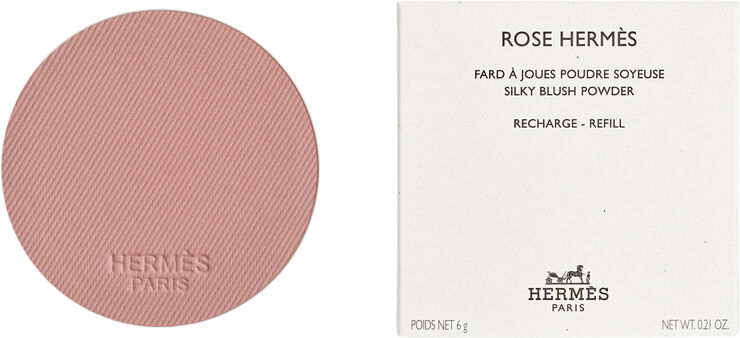 Rose Hermès, silky blush powder refill, Rose Ombré