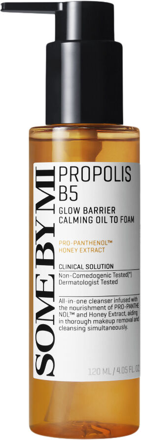 Propolis B5 Glow Barrier Calming Oil to Foam