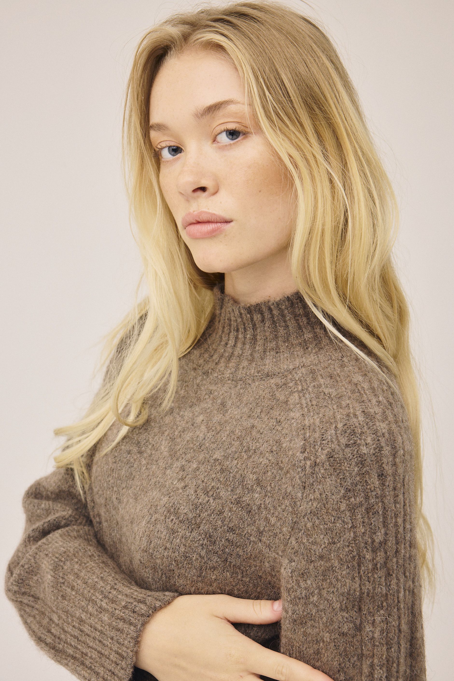 Cindi 20 High Neck Sweater - Alpakamix RWS