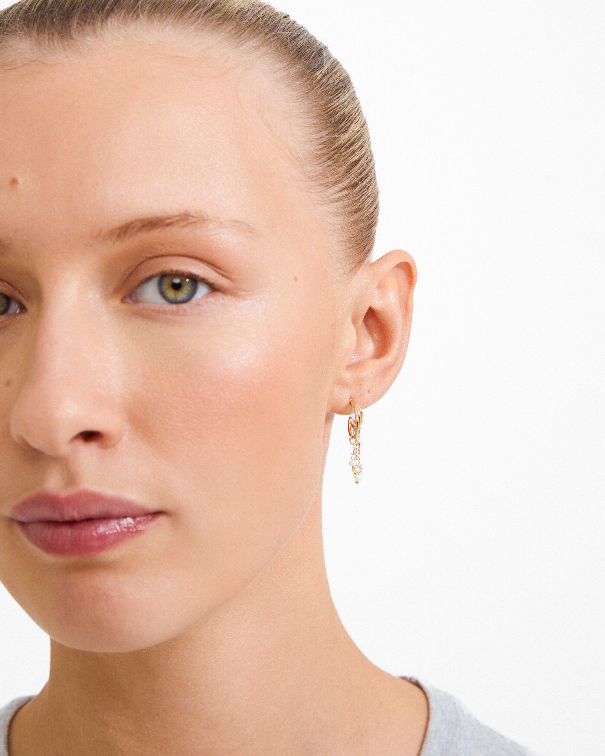 LUNITH earrings gold-plated