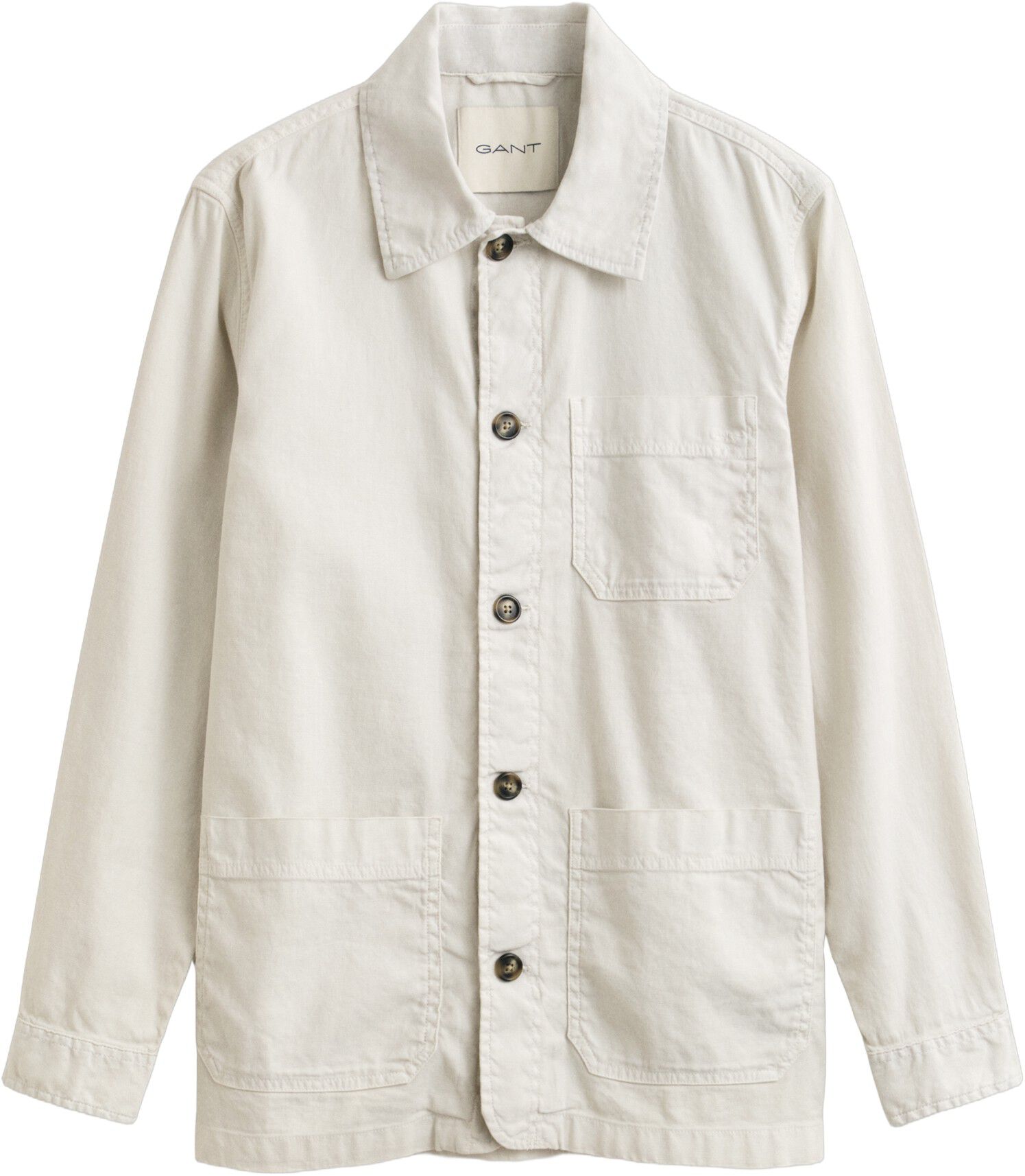 REG COTTON / LINEN OVERSHIRT
