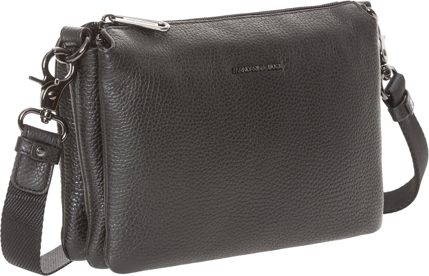 MELLOW LEATHER POCHETTE / NERO