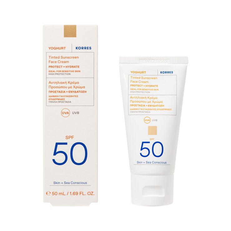 Yoghurt Tinted Sunscreen Face Cream SPF 50