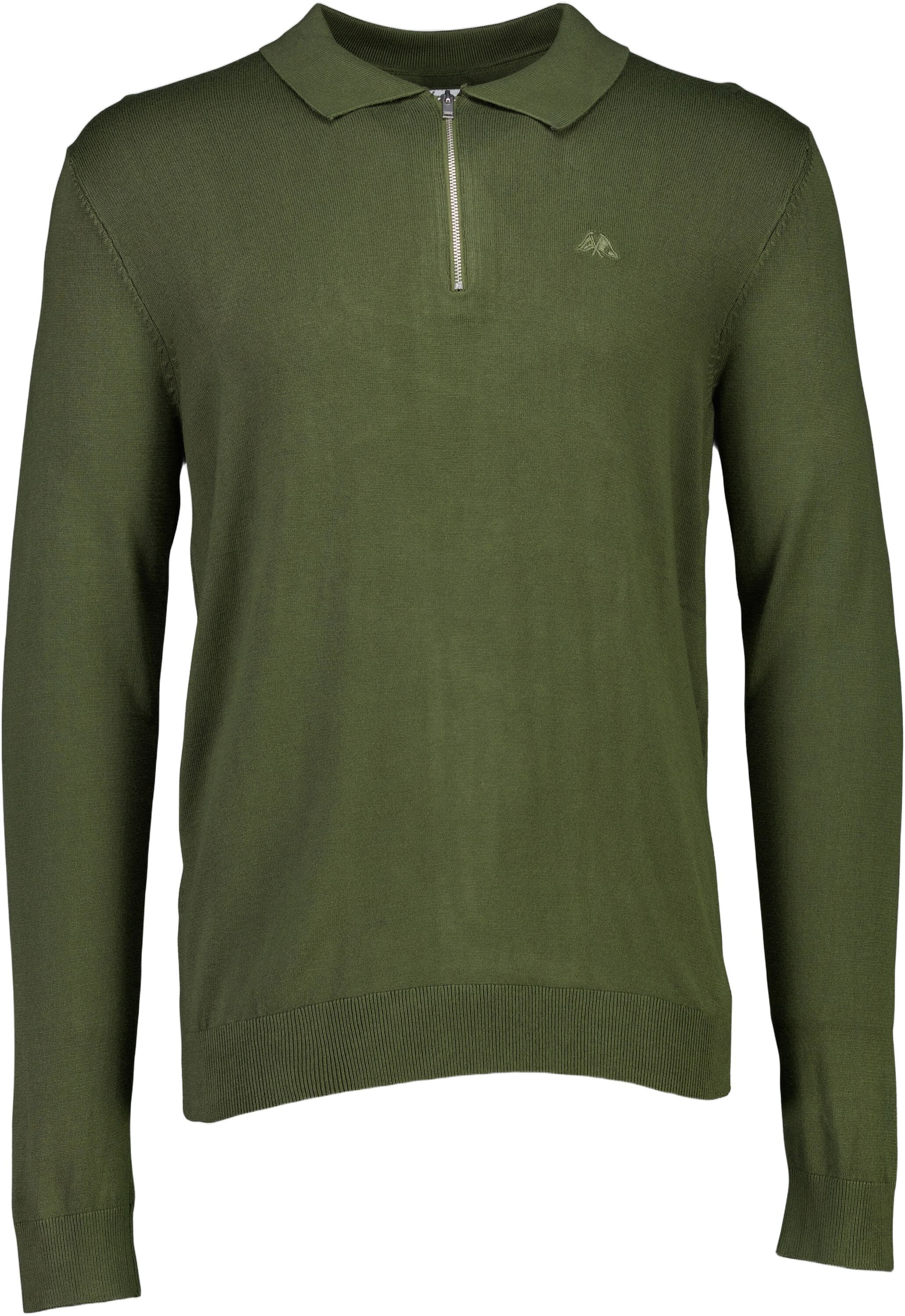 Ecovero L/S zip polo