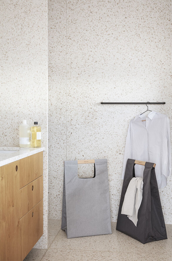 Vasketøjspose Dark grey