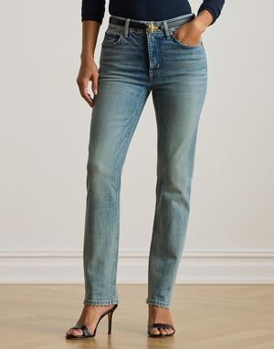 High-Rise Straight Ankle Jean