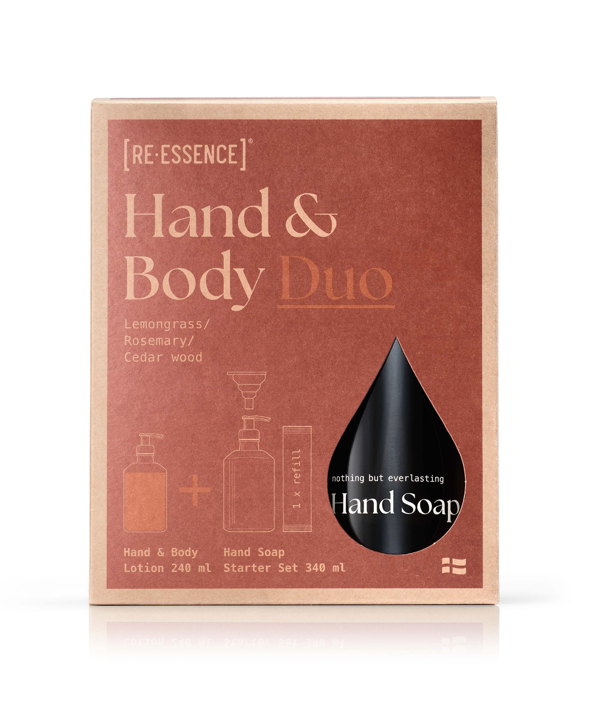 Gave s&aelig;t H&aring;nds&aelig;be + Lotion (Citrongr&aelig;s/Rosmarin/Cedertr&aelig;)