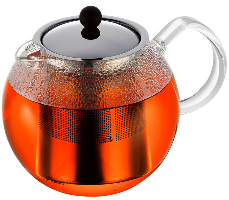 Tepresse med filter i rustfritt stål, 1,5 l, 51 oz