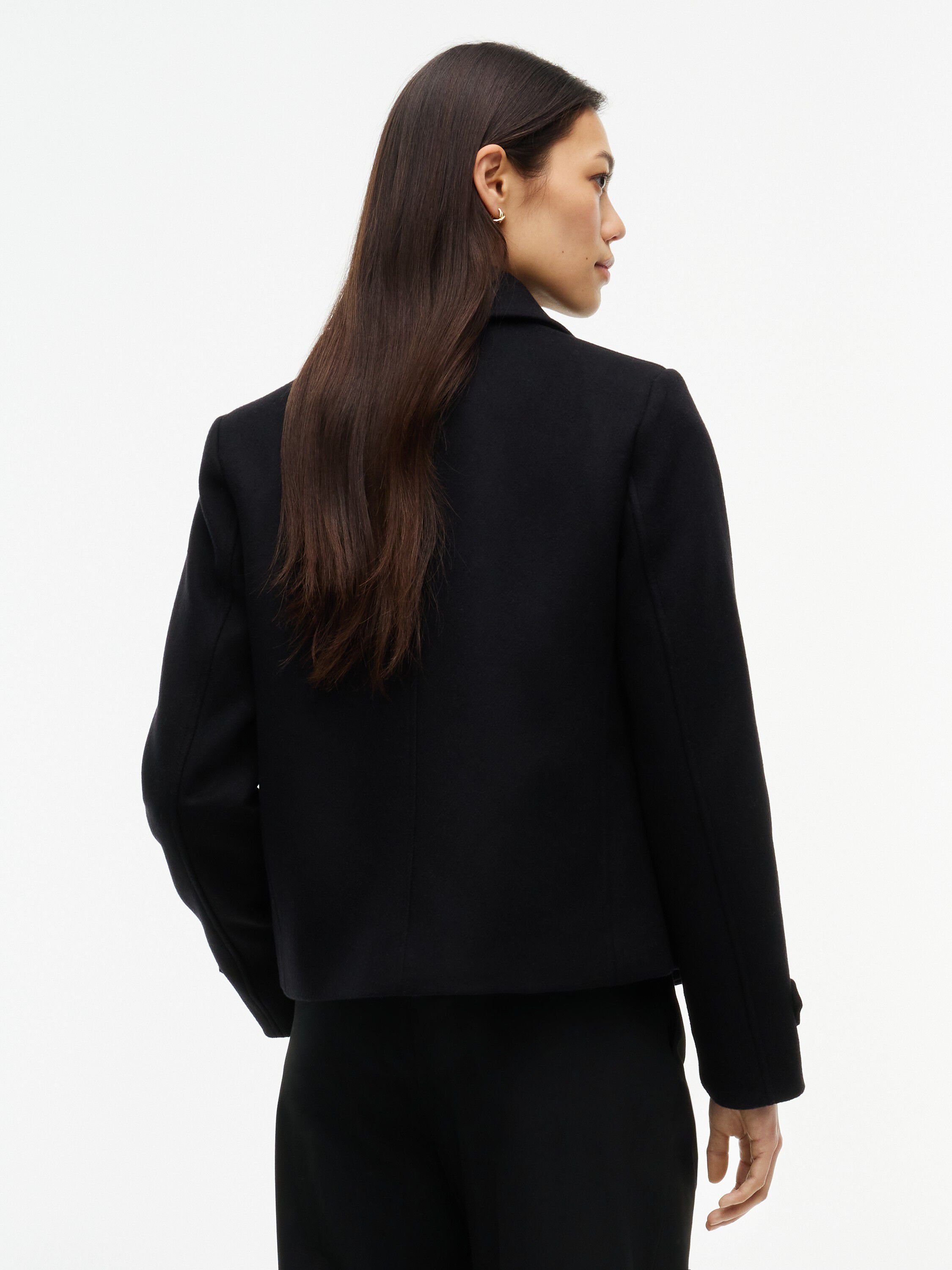 WOOL PEACOAT JACKET