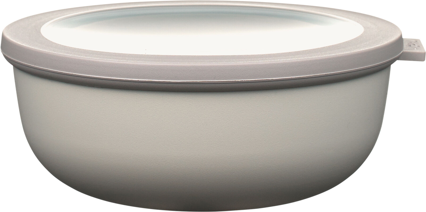 Bolle m/lokk Cirqula 1250 ml Hvit